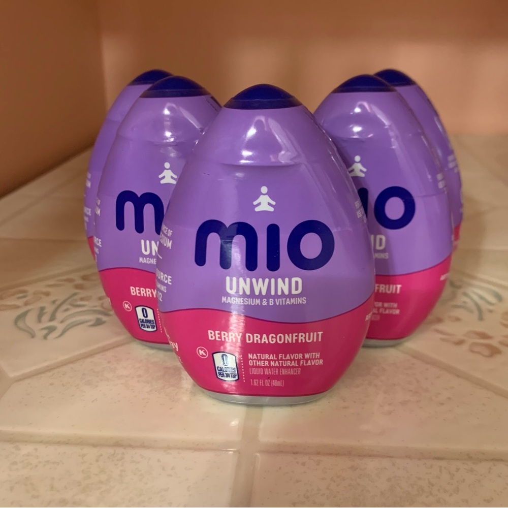 NEW Lot of 5 Mio Water Flavor Enhancer Berry Dragonfruit
